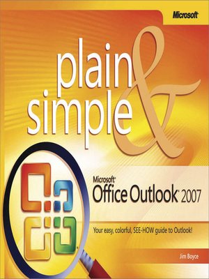 Microsoft® Office Outlook® 2007 Plain & Simple - ebook
